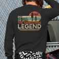 Gardener Dad The Man The Myth The Gardening Legend Long Sleeve T-Shirt Back Print