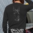 German Shepherd Dog Lover For Dog Mom Dad Men Women Long Sleeve T-Shirt Back Print
