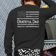 Grateful Dad Father's Day Papa Daddy Best Dad Long Sleeve T-Shirt Back Print