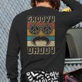 Groovy Daddy 60s Outfit 70s Themed Party Costume Dad Hippie Long Sleeve T-Shirt Back Print