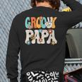 Groovy Papa Dad Retro Hippie 60s 70s Party Outfit Men Long Sleeve T-Shirt Back Print Groovy Papa Dad Retro Hippie 60s 70s Party Outfit Men Long Sleeve T-Shirt Back Print