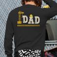 Happy Father's Day Construction For Son DAD Father's Day Long Sleeve T-Shirt Back Print