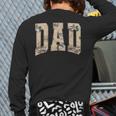 Hunting Dad Duck Camouflage Camo Waterfowl Duck Camo Men Long Sleeve T-Shirt Back Print