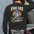 HVAC Dad But Cooler HVAC Technician Father Long Sleeve T-Shirt Back Print