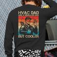 HVAC Dad HVAC Technician Mechanic Repairman Long Sleeve T-Shirt Back Print
