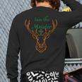 IAM The Meister Jaegermeister Dad Mom Deer Long Sleeve T-Shirt Back Print