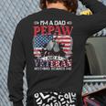 I'm Dad Pepaw Veteran Nothing Scares Me Father's Day Long Sleeve T-Shirt Back Print I'm Dad Pepaw Veteran Nothing Scares Me Father's Day Long Sleeve T-Shirt Back Print
