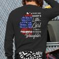 I'm Not Just a Daddy's Little Girl I'm a Veteran's Daughter Small Long Sleeve T-Shirt Back Print