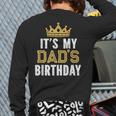 It's My Dad's Birthday Party Family Matching Small Long Sleeve T-Shirt Back Print It's My Dad's Birthday Party Family Matching Small Long Sleeve T-Shirt Back Print