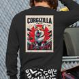 Japanese Art Corgi Dog Mom Dad Long Sleeve T-Shirt Back Print Japanese Art Corgi Dog Mom Dad Long Sleeve T-Shirt Back Print