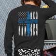 Jesus God Religious Man Of God Husband Dad Protector Long Sleeve T-Shirt Back Print