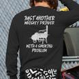 Just Another Bbq Grill Barbecue Meat Grilling Dad Men Long Sleeve T-Shirt Back Print