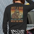 Just A Dad Who Always Came Back With The Milk Daddy Long Sleeve T-Shirt Back Print