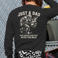 Just a Dad Who Always Came Back With The Milk Shirt Bigfoot Long Sleeve T-Shirt Back Print Just a Dad Who Always Came Back With The Milk Shirt Bigfoot Long Sleeve T-Shirt Back Print