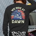 Lawn Mowing We Ride At Dawn Father Day Care Mower Dad Long Sleeve T-Shirt Back Print Lawn Mowing We Ride At Dawn Father Day Care Mower Dad Long Sleeve T-Shirt Back Print