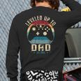 I Leveled Up To Dad 2025 Promoted To Daddy Soon To Be Father Long Sleeve T-Shirt Back Print