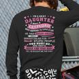 I Am a Lucky Daughter I Have Crazy Dad For Daughter Long Sleeve T-Shirt Back Print