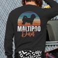 Maltipoo Dad Long Sleeve T-Shirt Back Print