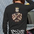 I Am Man King Powerful Dad Afro Melanin Black History Long Sleeve T-Shirt Back Print