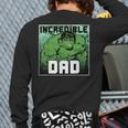 Marvel Comics Avengers Father's Day Hulk Incredible Dad Long Sleeve T-Shirt Back Print