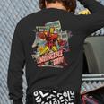 Marvel Iron Man Invincible Dad Father's Day Comic Retro Long Sleeve T-Shirt Back Print