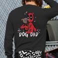 Marvel Super Heroes Pets Deadpool Loves Dogpool Dog Dad Long Sleeve T-Shirt Back Print