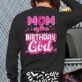 Mom And Dad Birthday Girl Family Matching Party Decorations Long Sleeve T-Shirt Back Print