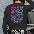 Monster Truck Dad Family Matching Shirt Truck Lovers Long Sleeve T-Shirt Back Print