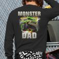 Monster Truck Dad Monster Truck Are My Jam Adults Kids Long Sleeve T-Shirt Back Print