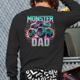 Monster Truck Dad Monster Truck Are My Jam Truck Lovers Long Sleeve T-Shirt Back Print