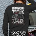 Monster Truck Dad Tshirt Long Sleeve T-Shirt Back Print