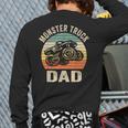 Monster Truck Dad Shirt Retro Vintage Monster Truck Shirt Long Sleeve T-Shirt Back Print