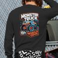 Monster Truck Dad Wheelie Cool Like Normal Dad Long Sleeve T-Shirt Back Print