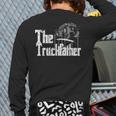Monster Truck Jam Truckfather Dad Father UTE Pickup Long Sleeve T-Shirt Back Print