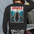 MonsterMuttz Great Dane Jowls Paws Top Drooling Dog Mom Dog Dad Long Sleeve T-Shirt Back Print