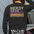 Nerdy Dad RPG Gaming D20 Tabletop Games RPG Gamer Long Sleeve T-Shirt Back Print