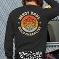 Nerdy Dads Build Character Long Sleeve T-Shirt Back Print Nerdy Dads Build Character Long Sleeve T-Shirt Back Print