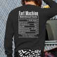 Nutrion Facts Fart Machine Dad Jokes Farting Humor Long Sleeve T-Shirt Back Print Nutrion Facts Fart Machine Dad Jokes Farting Humor Long Sleeve T-Shirt Back Print