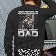 I Once Protected Him Now He Protects Me Proud Army Dad Long Sleeve T-Shirt Back Print