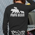 Papa Bear Two Cubs Shirt Daddy Bear Twin Tshirt Papa 2 Kids Long Sleeve T-Shirt Back Print Papa Bear Two Cubs Shirt Daddy Bear Twin Tshirt Papa 2 Kids Long Sleeve T-Shirt Back Print