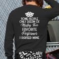 For Parents Of Actors And Actresses Drama Mom And Dad Long Sleeve T-Shirt Back Print