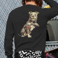 Pitbull I Love Dad Pit Bull Terrier Pettie Dog Owner Father Long Sleeve T-Shirt Back Print Pitbull I Love Dad Pit Bull Terrier Pettie Dog Owner Father Long Sleeve T-Shirt Back Print