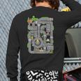 Play Cars On Dad's Back Shirt Kids And Fathers Play Long Sleeve T-Shirt Back Print