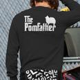 Pomeranian Father Dad The Pom Father Dog Lover Small Long Sleeve T-Shirt Back Print