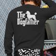 Poodle The Dogfather Cool Dog Daddy Dad Papa Father Men Kids Long Sleeve T-Shirt Back Print