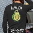Pregnancy Announcement Shirts Men Dad Papacado Long Sleeve T-Shirt Back Print
