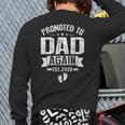 Promoted To Dad Again Est 2026 Pregnancy Announcement Long Sleeve T-Shirt Back Print