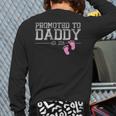 Promoted To Daddy Est 2026 Shirt New Daddy New Dad Long Sleeve T-Shirt Back Print