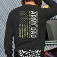 Proud Army Dad United States USA Flag For Father's Day Long Sleeve T-Shirt Back Print Proud Army Dad United States USA Flag For Father's Day Long Sleeve T-Shirt Back Print