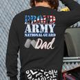 Proud Army National Guard Dad Fathers Day Shirt Men Long Sleeve T-Shirt Back Print
